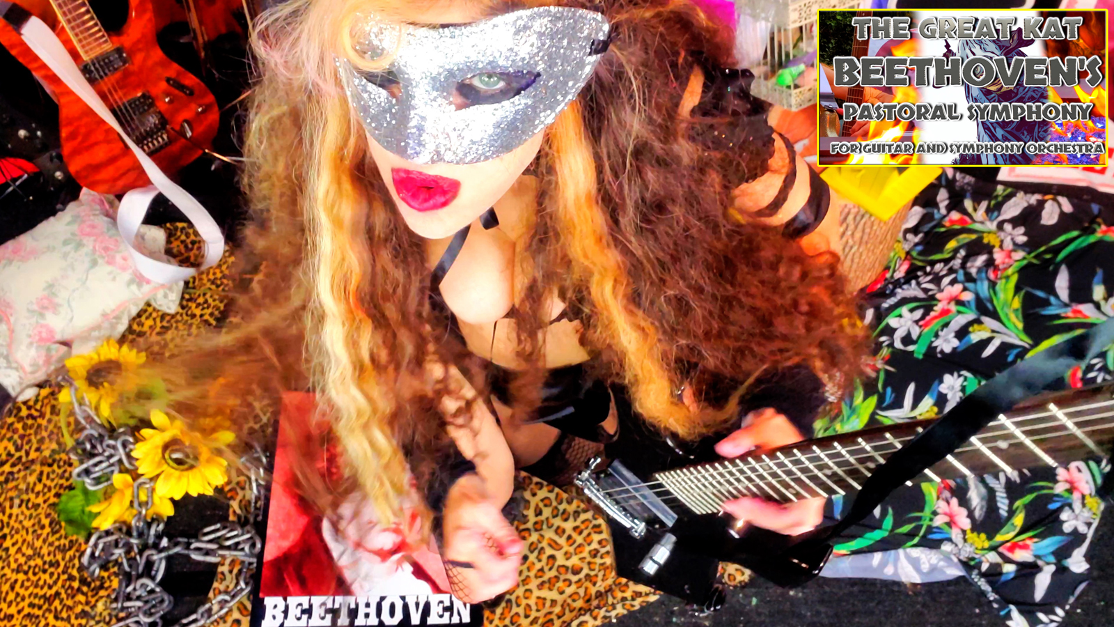 NEW BEETHOVEN'S "PASTORAL SYMPHONY for GUITAR and SYMPHONY ORCHESTRA GREAT KAT DIGITAL SINGLE and MUSIC VIDEO WORLD PREMIERE!