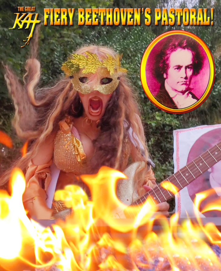 NEW BEETHOVEN'S "PASTORAL SYMPHONY for GUITAR and SYMPHONY ORCHESTRA GREAT KAT DIGITAL SINGLE and MUSIC VIDEO WORLD PREMIERE!