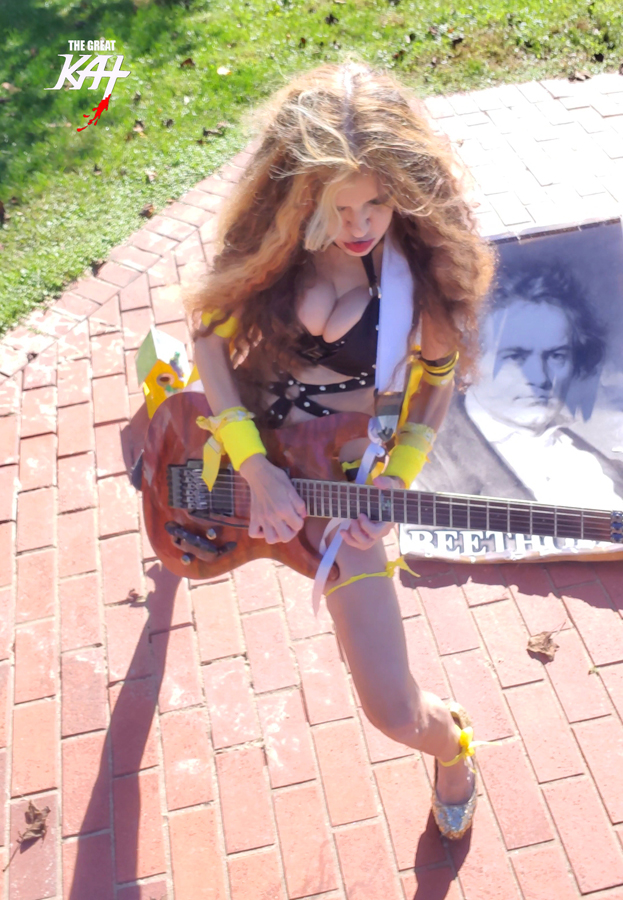 NEW BEETHOVEN'S "PASTORAL SYMPHONY for GUITAR and SYMPHONY ORCHESTRA GREAT KAT DIGITAL SINGLE and MUSIC VIDEO WORLD PREMIERE!