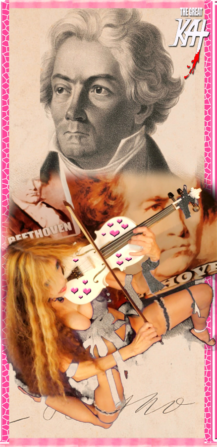 MAESTROS! BEETHOVEN'S VIOLIN CONCERTO for GUITAR AND VIOLIN! From NEW BEETHOVEN RECORDING AND MUSIC VIDEO! CELEBRATE BEETHOVEN'S 250TH BIRTHDAY-DEC 16, 2020-with THE GREAT KAT REINCARNATION of BEETHOVEN! 