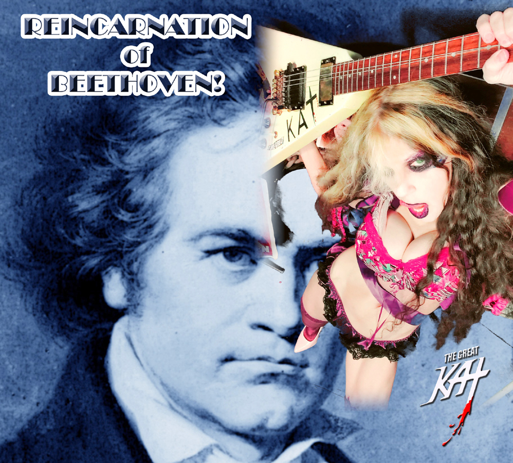 BEETHOVEN'S VIOLIN CONCERTO for GUITAR AND VIOLIN! From NEW BEETHOVEN RECORDING AND MUSIC VIDEO! CELEBRATE BEETHOVEN'S 250TH BIRTHDAY-DEC 16, 2020-with THE GREAT KAT REINCARNATION of BEETHOVEN! 