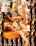 SHRED MISTRESS! BEETHOVEN'S VIOLIN CONCERTO for GUITAR AND VIOLIN! From NEW BEETHOVEN RECORDING AND MUSIC VIDEO! CELEBRATE BEETHOVEN'S 250TH BIRTHDAY-DEC 16, 2020-with THE GREAT KAT REINCARNATION of BEETHOVEN! 