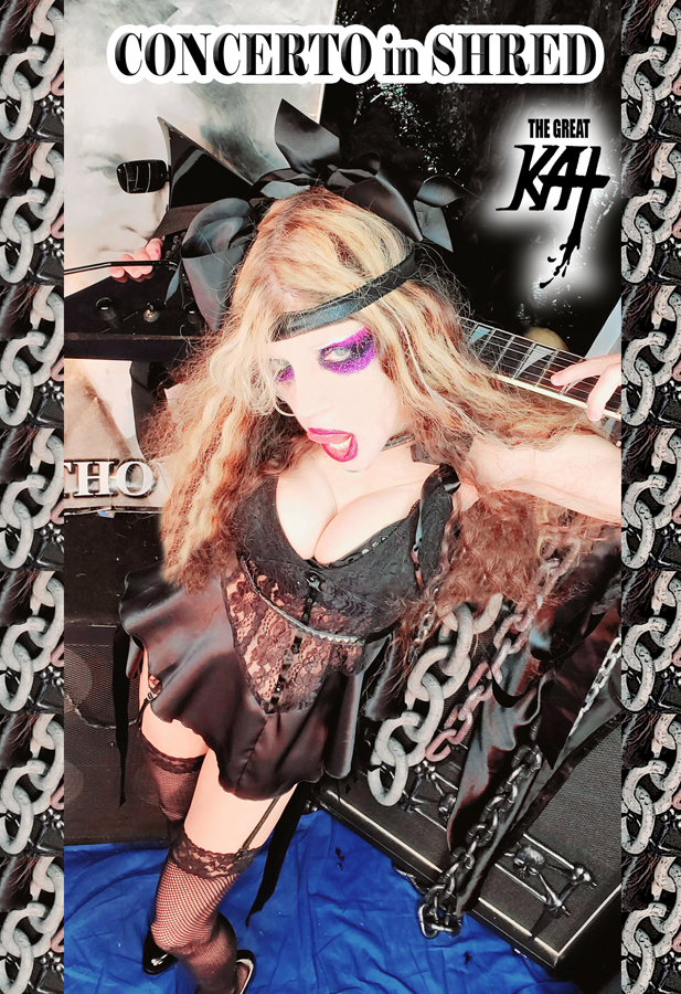 CONCERTO in SHRED!! From NEW BEETHOVEN RECORDING AND MUSIC VIDEO! CELEBRATE BEETHOVEN'S 250TH BIRTHDAY-DEC 16, 2020-with THE GREAT KAT REINCARNATION of BEETHOVEN! 