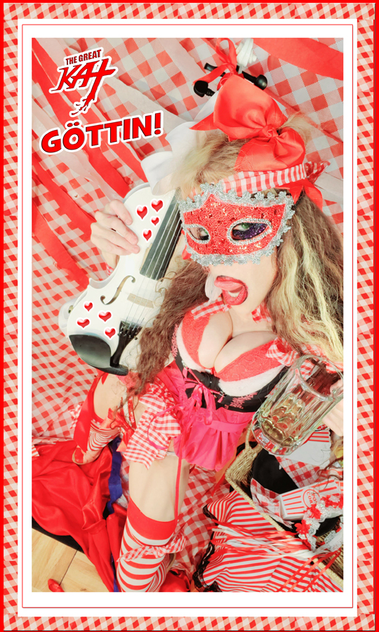 GTTIN!  BRINDISI WALTZ for VIOLIN and PIANO! THE GREAT KAT'S BRINDISI WALTZ FOR VIOLIN AND PIANO (The Drinking Song) Recording & Music Video