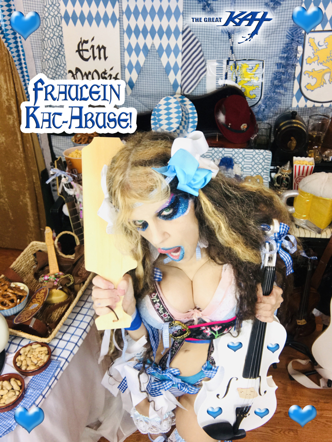 FRAULEIN KAT-ABUSE! BRINDISI WALTZ for VIOLIN and PIANO! THE GREAT KAT'S BRINDISI WALTZ FOR VIOLIN AND PIANO (The Drinking Song) Recording & Music Video