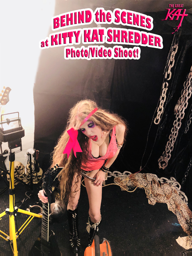 BEHIND the SCENES at KITTY KAT SHREDDER Photo/Video Shoot!