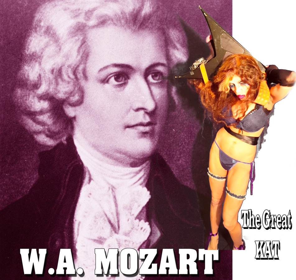 W.A. MOZART! THE GREAT KAT! MOZART'S THE MARRIAGE OF FIGARO OVERTURE by THE GREAT KAT!