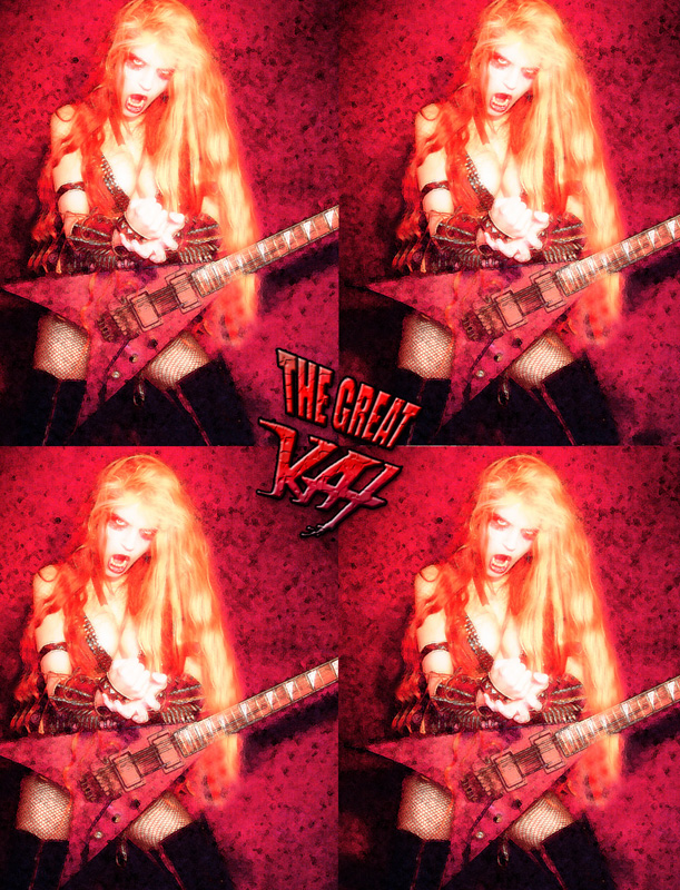 THE GREAT KAT GUITAR SHREDDER PHOTOS!