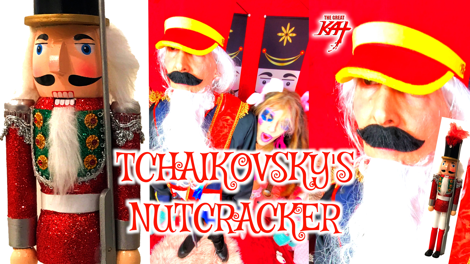 NEW! TCHAIKOVSKY'S "NUTCRACKER for GUITAR, VIOLIN AND SYMPHONY ORCHESTRA" METAL AND CLASSICAL DIGITAL, CD, MUSIC VIDEO by THE GREAT KAT GUITAR/VIOLIN GODDESS! NEW! "TCHAIKOVSKY, MENDELSSOHN, SHREDADEUS, SHREDTHOVEN" 7-SONG CD by THE GREAT KAT! 