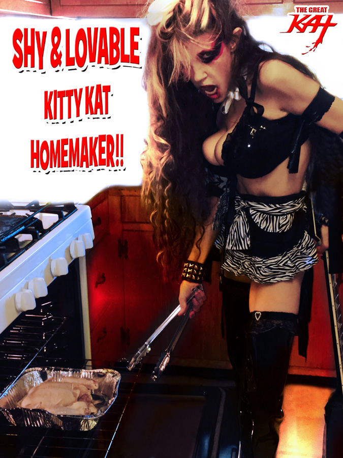 SHY & LOVABLE KITTY KAT HOMEMAKER!!