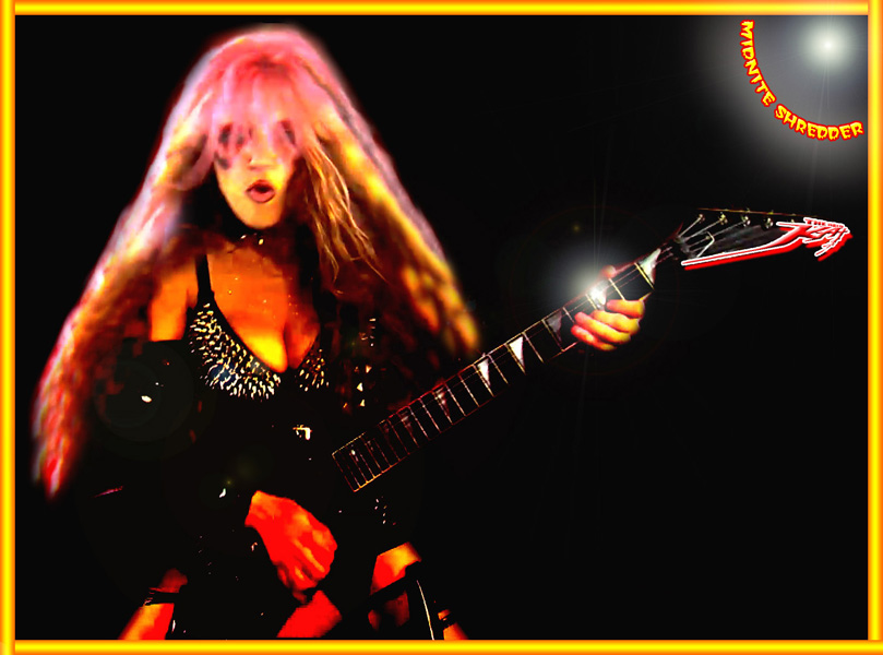 THE GREAT KAT GUITAR SHREDDER PHOTOS!